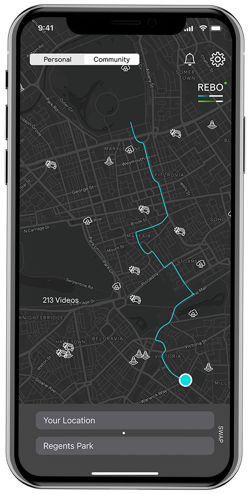 iPhone mockup of the Onsee app